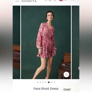 Hemant & Nandita Fara Short Dress size small